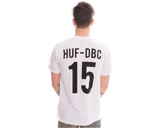 Triko HUF Team Thrasher White