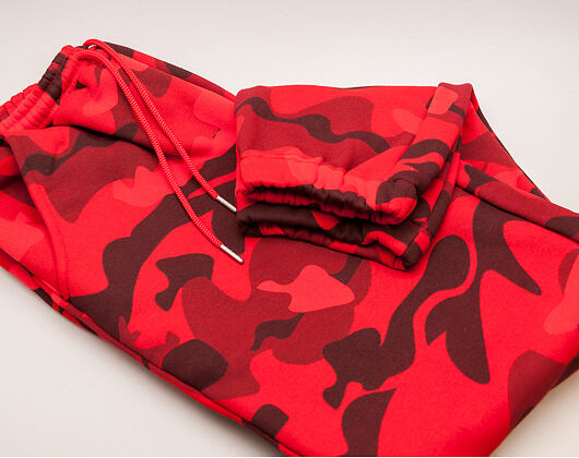 Tepláky Pink Dolphin Camo Red