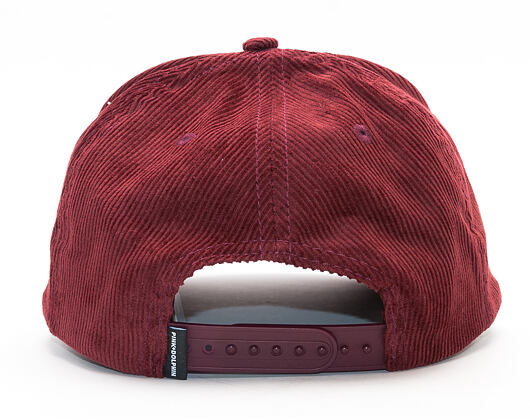 Kšiltovka Pink Dolphin P Corduroy Maroon Snapback