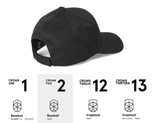 Kšiltovka State of WOW Crown 2 Baseball Black Velcro Strapback