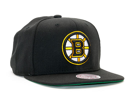 Kšiltovka Mitchell & Ness Solid Team Colour Boston Bruins Snapback