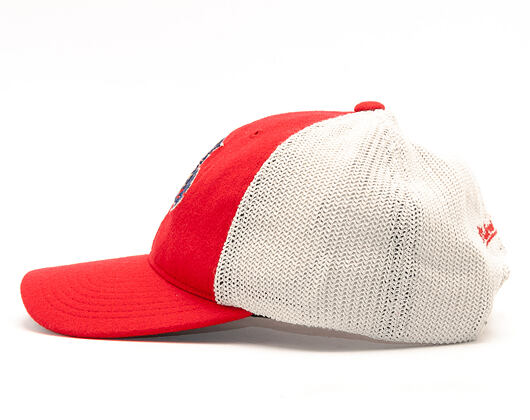 Kšiltovka Mitchell & Ness Meshback Slouch Red Snapback