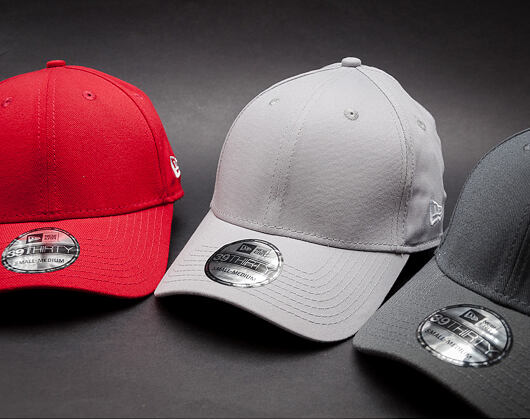 Kšiltovka New Era Basic Flag 39thirty Grey/White Stretchfit