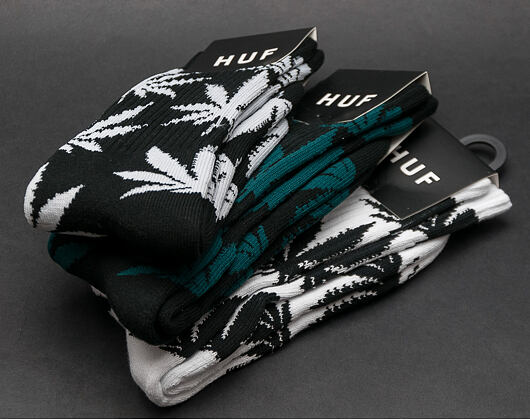 Ponožky HUF Plantlife Lite Crew Black