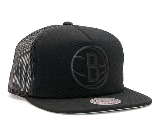 Kšiltovka Mitchell & Ness Tonal D Trucker Brooklyn Nets Black Snapback