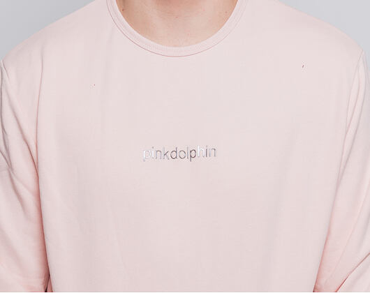 Mikina Pink Dolphin Classic Crewneck Faded Coral