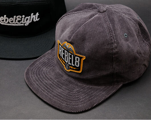 Kšiltovka REBEL8 Standing Strong Grey Snapback