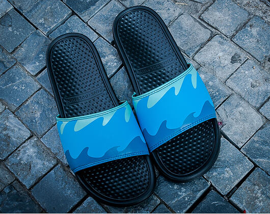 Pantofle Pink Dolphin Ocean Slides Black