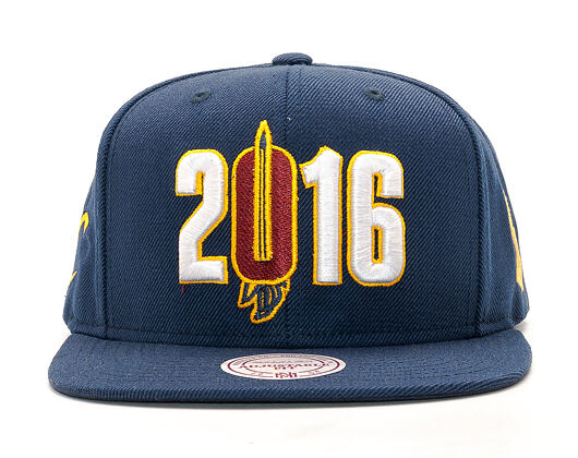 Kšiltovka Mitchell & Ness Championship Cleveland Cavaliers Navy Snapback