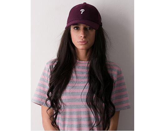 Kšiltovka New Era Melton Mini Classic Philadelphia Phillies Maroon 9TWENTY Strapback
