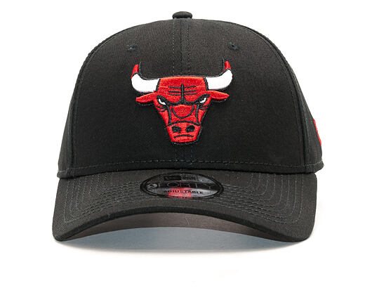 Kšiltovka New Era Team Chicago Bulls Black 9FORTY Strapback