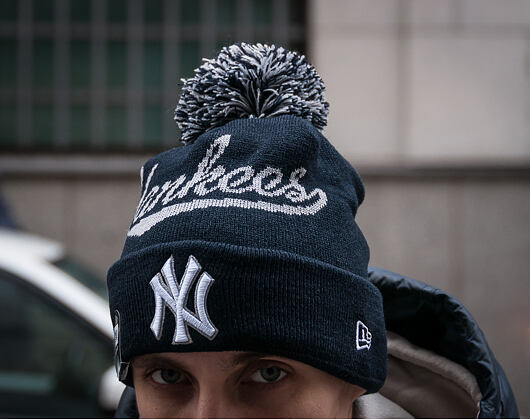 Kulich New Era Bobble Script New York Yankees Navy/Grey