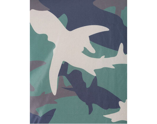 Oboustranná péřová zimní bunda Sprayground Shark Mouth Reversible Camo