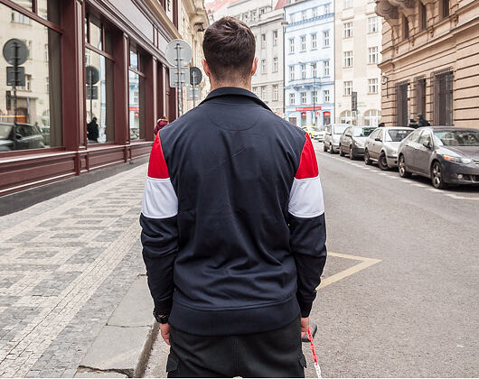 Bunda New Era Border Edge Track Jacket New York Yankees Navy/Red/White