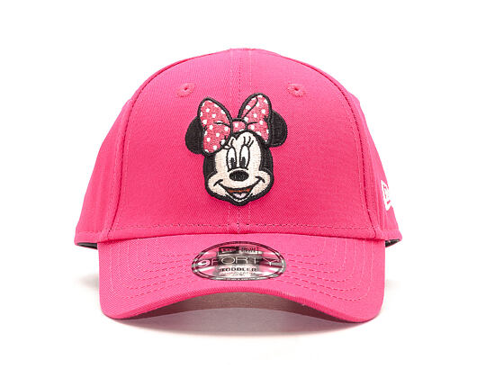 Dětská Kšiltovka New Era Hero Essential Minnie Mouse 9FORTY Toddler Pink Strapback