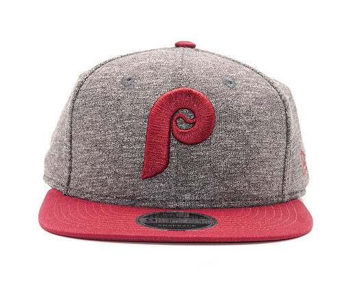 Kšiltovka New Era Jersey Mix Philadelphia Phillies 9FIFTY Grey/Red Snapback