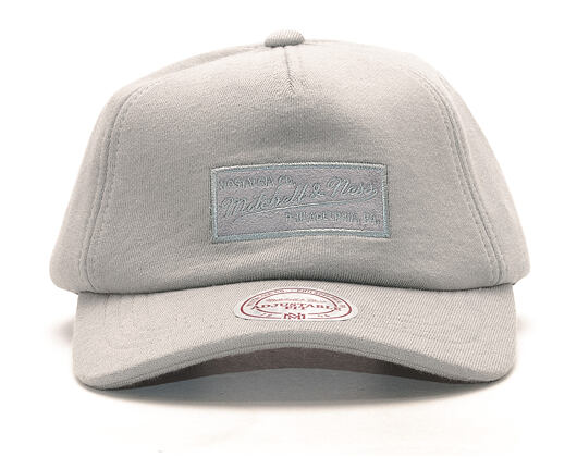 Kšiltovka Mitchell & Ness Throwback Grey Snapback