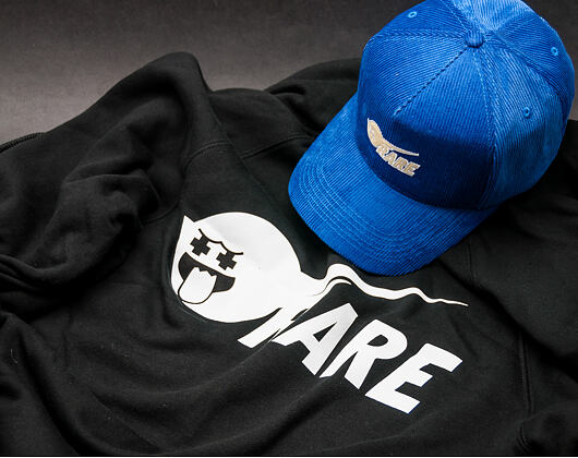 Mikina S Kapucí Pink Dolphin Rare Air Zip Up Black