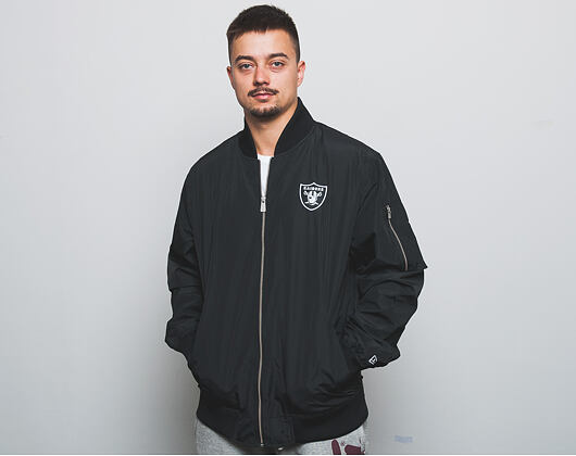 Bunda New Era Concrete Bomber Oakland Raiders Black