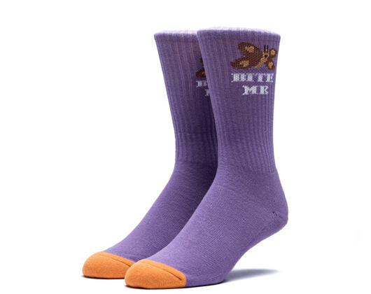 Ponožky HUF Butterfly Cute Crew Purple