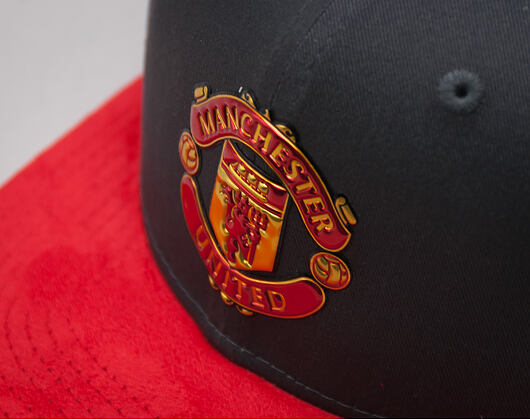 Kšiltovka New Era Suede Visor Manchester United Grey 9FIFTY Snapback