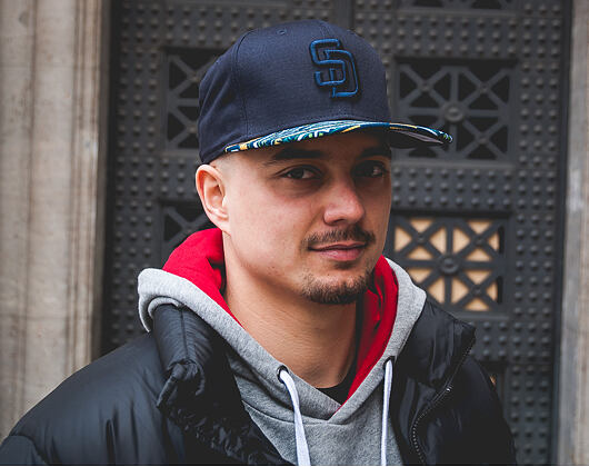 Kšiltovka New Era West Coast Visor Print San Diego Padres 9FIFTY Navy Snapback