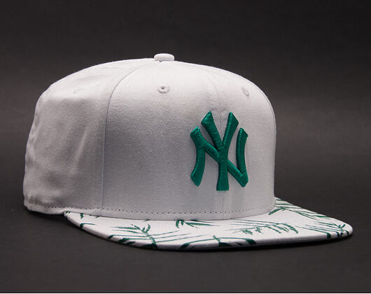 Kšiltovka New Era Sandwash Visor Print New York Yankees 9FIFTY White Snapback