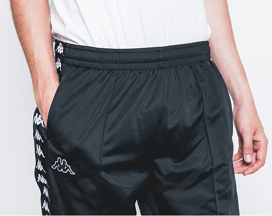 Tepláky Kappa Banda Rastoria Slim Black (outdated - zmenili pruhy pod timto SKU i EANem > DP578)