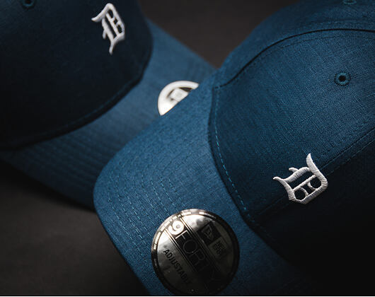 Kšiltovka New Era Linen Small Logo Detroit Tigers 9FORTY Navy Strapback
