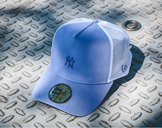 Dámská Kšiltovka New Era Pastel New York Yankees 9FORTY TRUCKER Purple Snapback