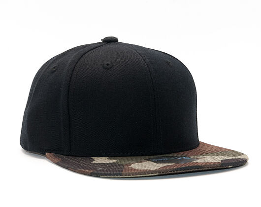 Kšiltovka State of WOW Crown 13 Black/Camo Snapback