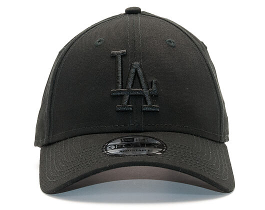 Kšiltovka New Era League Essential Los Angeles Dodgers 9FORTY Black/Black Strapback