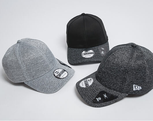 Kšiltovka New Era Jersey Tech 9FORTY Gray Strapback