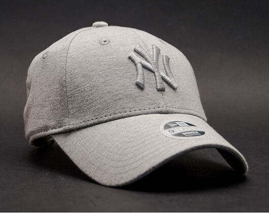 Dámská Kšiltovka New Era Jersey Essential New York Yankees 9FORTY Gray/Gray Strapback