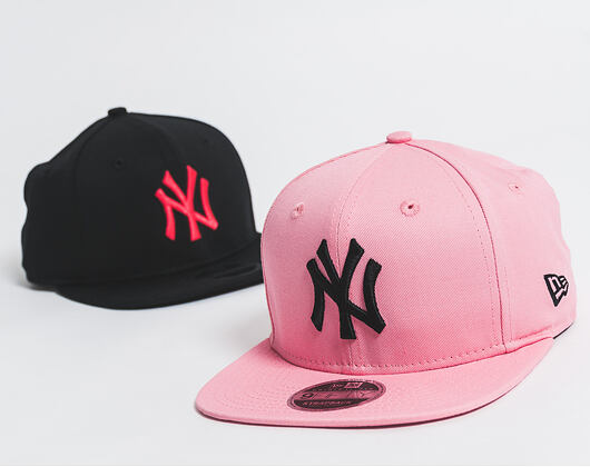 Kšiltovka New Era Jersey Pop New York Yankees 9FIFTY Black/Lava Red Clipback