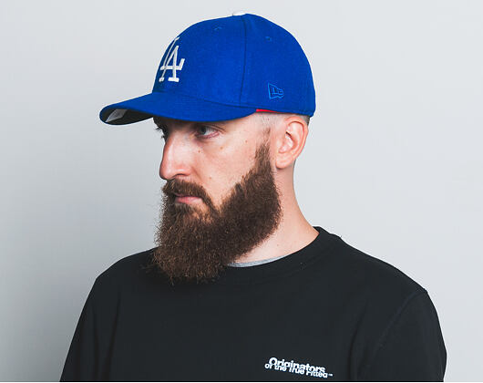 Kšiltovka New Era Relocation Los Angeles Dodgers 59FIFTY Low Profile Light Royal/White/Dark Green