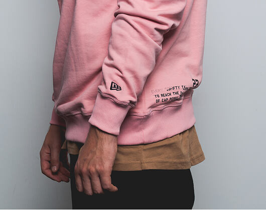 Mikina New Era Originators Crewneck Bright Rose