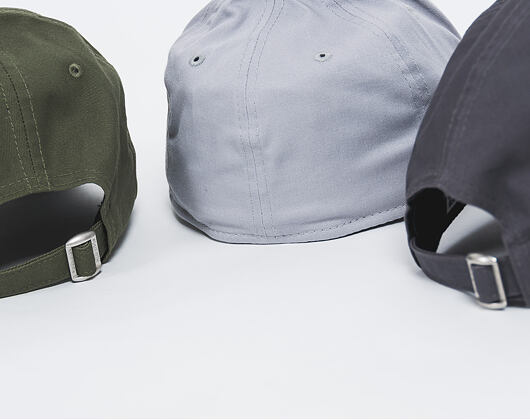 Dámská Kšiltovka New Era League Essential Los Angeles Dodgers 9FORTY Grey Heather/Black Strapback