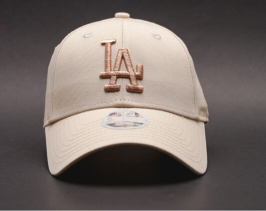 Dámská Kšiltovka New Era Essential Los Angeles Dodgers 9FORTY Satin/Gold Strapback