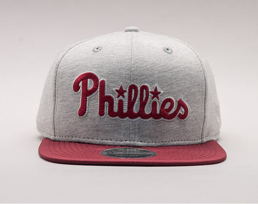 Kšiltovka New Era The Lounge Philadelphia Phillies 9FIFTY Gray/Cardinal Snapback
