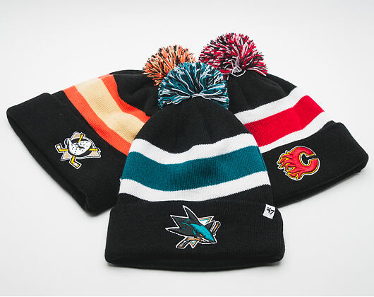 Kulich 47 Brand NHL Anaheim Ducks Breakaway Cuff Knit Black