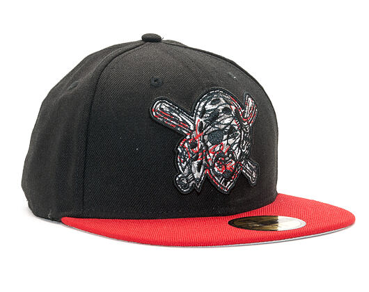 Kšiltovka New Era Strokes Pittsburgh Pirates 59FIFTY Black/Scarlet/Grey