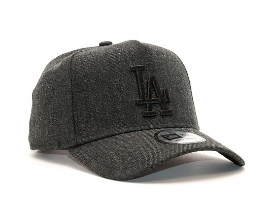 Kšiltovka New Era Seasonal Heather 9FORTY A-Frame Los Angeles Dodgers Heather Black Snapback