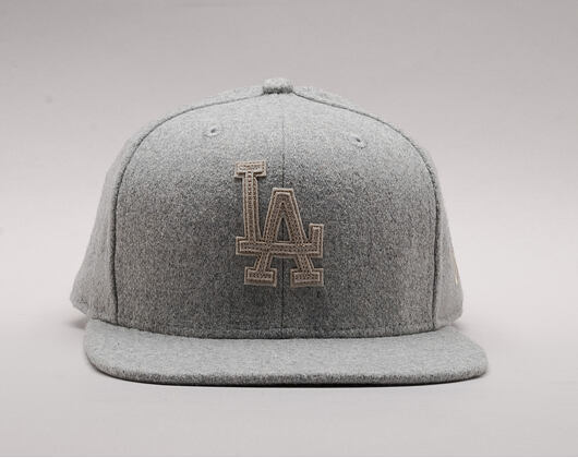 Kšiltovka New Era Melton Original Fit Los Angeles Dodgers 9FIFTY Gray Snapback