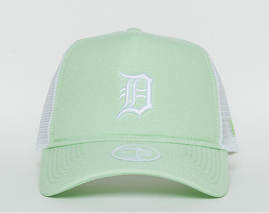 Dámská Kšiltovka New Era Oxford A Frame Trucker Detroit Tigers 9FORTY Green Snapback