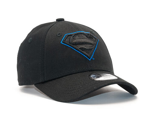 Dětská Kšiltovka New Era Char Outl Superman 9FORTY Child Black/Blue Azzure Strapback