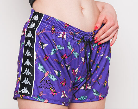 Dámské Kraťasy Kappa Banda Asman Violet Purple Fancy