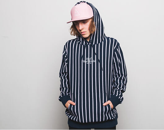 Mikina S Kapucí HUF Sutter Stripe Midnight