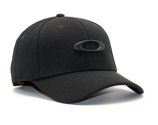 Kšiltovka Oakley Tin Can Cap Black/Carbon Fiber