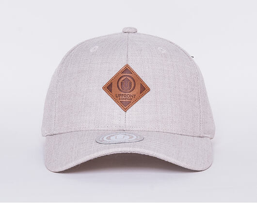 Kšiltovka UPFRONT Off Spring Baseball Cap Off White Snapback